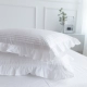 Khăn trải giường đơn mảnh Khăn trải giường ba bộ 1,8 m 1,5m đôi màu rắn dày bông đặc biệt ưu đãi - Khăn trải giường ra giường màu xám Khăn trải giường