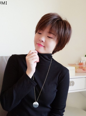 森林原创抽象醋酸拼接组合毛衣链