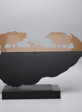 后现代新中式风酒店别墅工艺品