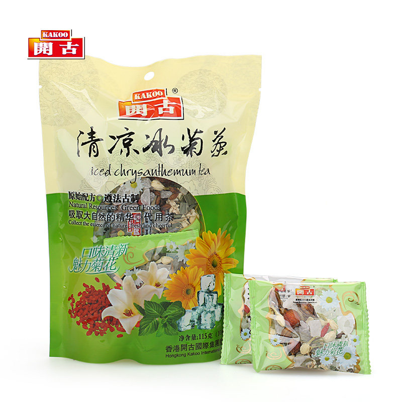 夏季清凉冰菊八宝茶含大麦50茉莉花 开古食品组合型花茶