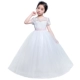 Đám cưới của trẻ em gái chủ nhà váy trắng bé trai lớn công chúa váy hoa cô gái catwalk trang phục piano - Váy trẻ em quần áo phù rể cho bé trai Váy trẻ em