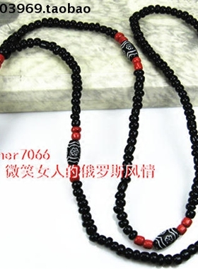 饰品狼牙玛瑙原石温润如玉毛衣链