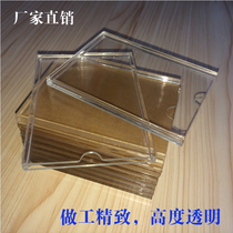Acrylic transparent box display case a4 card slot acrylic card slot custom inserted paper box a3a4a5 insert box