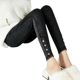 Quần legging denim mới 2019 mặc cho phụ nữ eo cao phần mỏng bó sát chân đàn hồi quần đen bút chì xuân hè - Quần tây thường quần tây nữ đẹp Quần tây thường