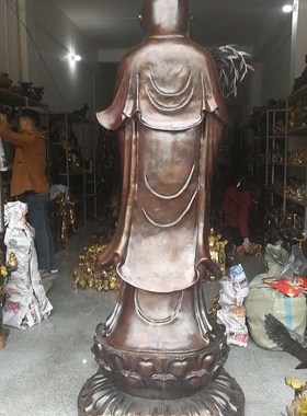 纯铜菩萨镇宅观音像