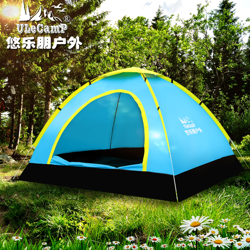 悠樂朋速開帳篷露營帳篷多人帳篷自動帳篷拋開帳篷免搭建帳篷