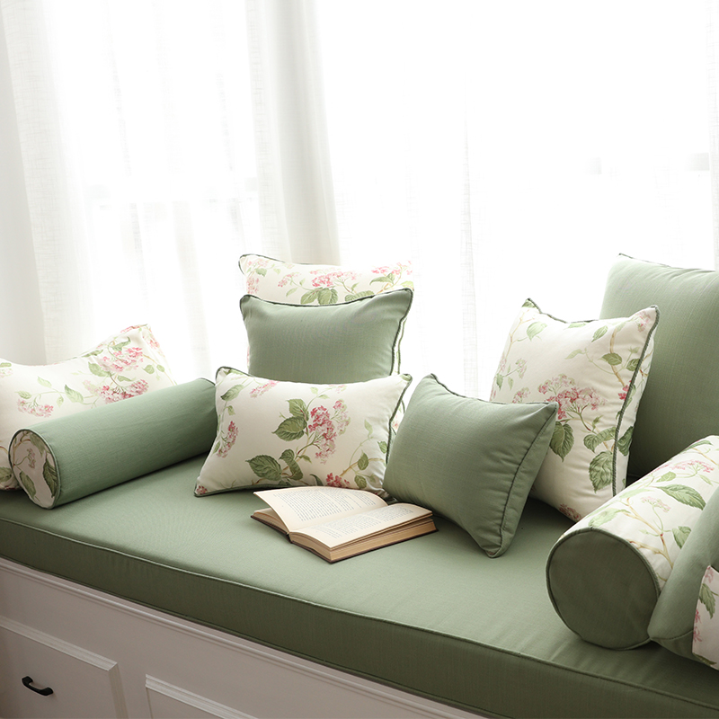飘窗垫可定做榻榻米垫卧室阳台垫坐垫现代简约四季通用防滑可拆洗