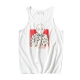 Nhật nam nam áo len cotton lỏng mùa hè hói mới print bản gốc in áo thể thao nam mồ hôi nam - Áo vest cotton Áo vest cotton