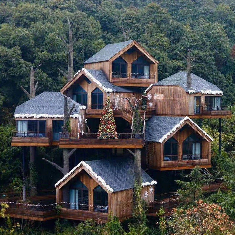 杭州开元森泊度假酒店水乐园幻想岛儿童乐园双园任选亲子木屋树屋