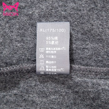 ຈັດສົ່ງຟຣີ Cat Man Underwear Thermal Velvet Men's Fleece Brushed Medium Thick Cotton Lycra Slim Bottoming Autumn Clothing