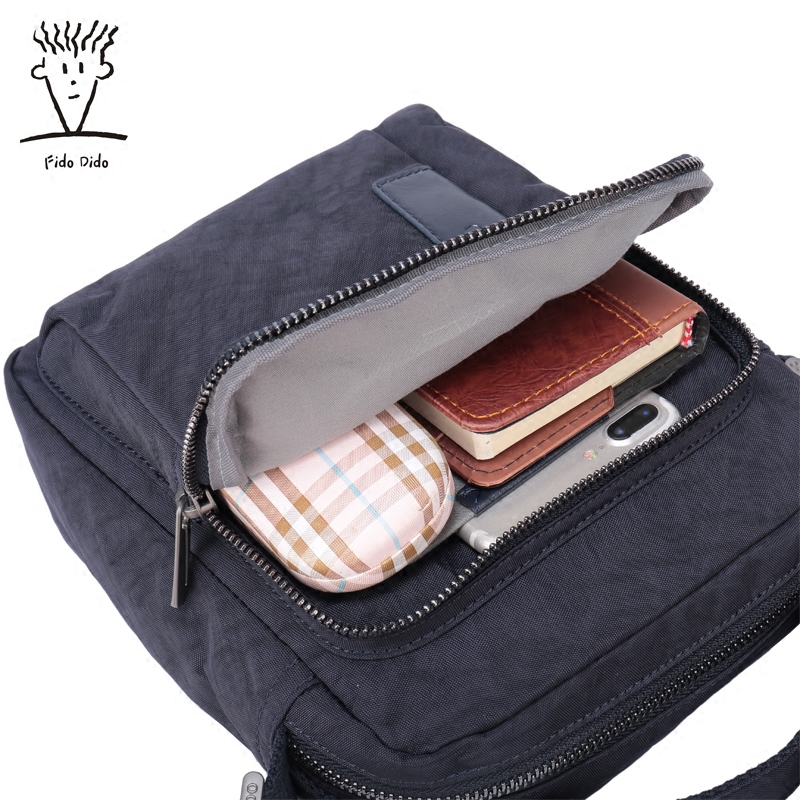菲都狄都男士休闲单肩运动包单肩包 fidodido男士包袋