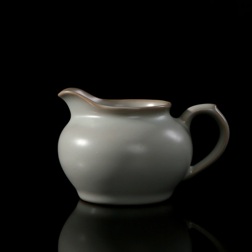 汝窑公道杯茶海台湾冠杰内开片汝瓷个性功夫茶局分茶器包邮 - 图0