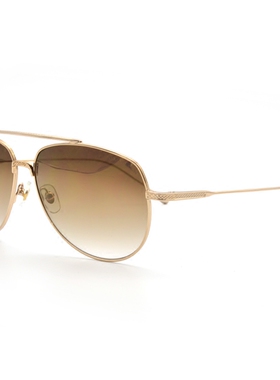 墨镜欧美金色框双梁太阳眼镜