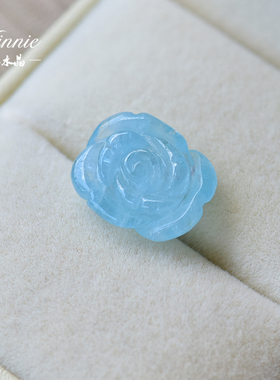 维尼镶嵌件时尚靓丽天然海蓝宝