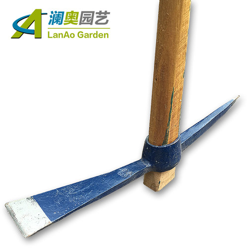 农用尖镐户外洋镐全钢两用锄镐 锄头尖镐十字镐园艺钢镐钢锄工具 - 图0