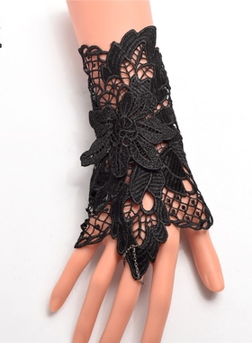 复古黑色遮疤痕饰品手链