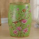New Chinese and French style flower and bird porcelain pier and drum stool