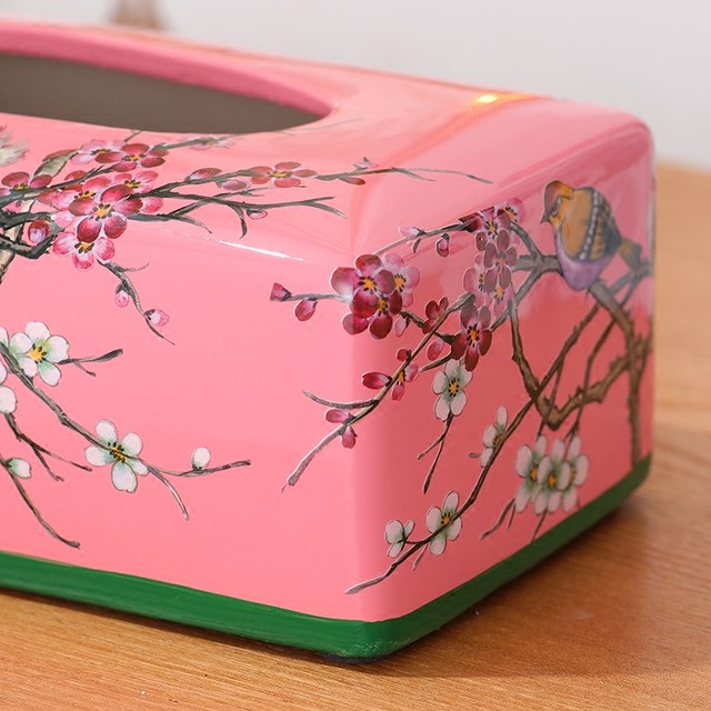 A variety of handmade ceramic paper boxes, neoclassical hand-painted