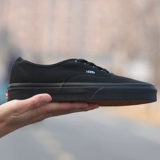 Vans, низкие классические черные повседневные тканевые эспадрильи подходит для мужчин и женщин, кроссовки