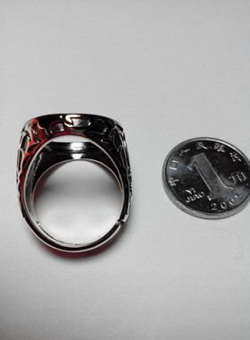 纯银开口复古风戒指空托