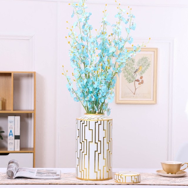 Ceramic storage jar creative gift neoclassical style vase
