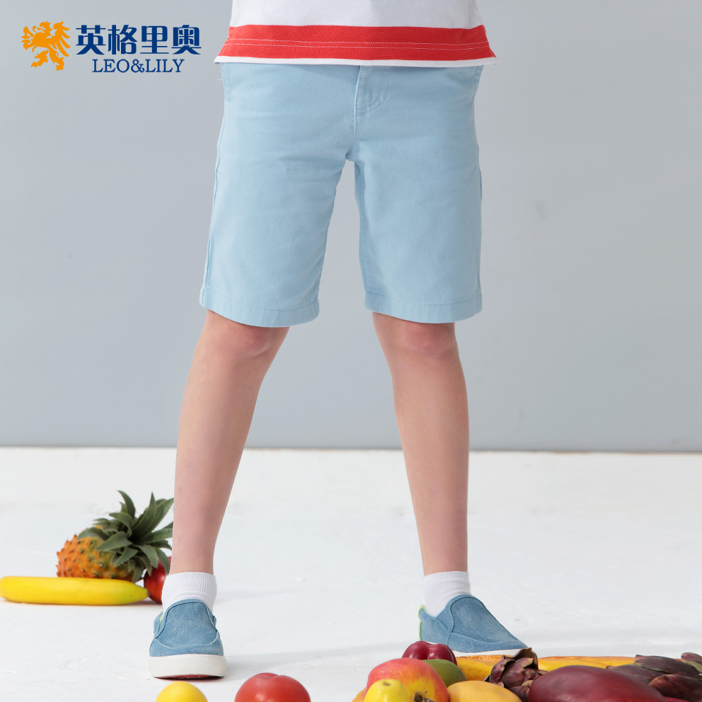 兒童裝2019春夏短褲薄款男童純棉中褲休閒卡其短褲中大童五分褲潮