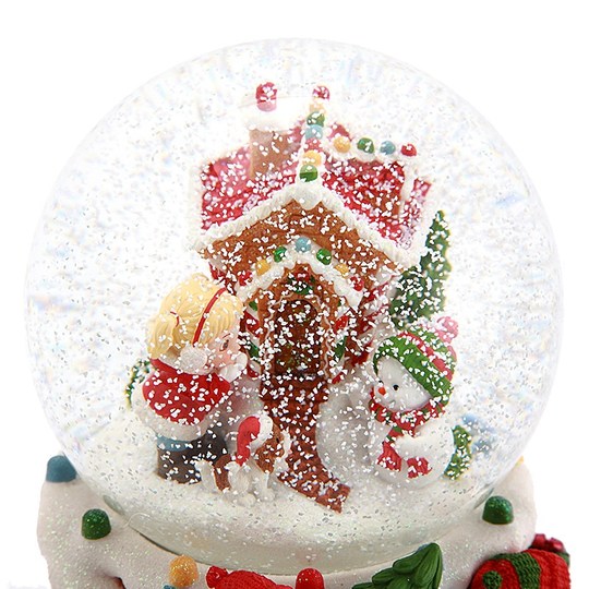 Zaner Jarll Snowman Ball Ball Music Box Box de Nochebuena Música para niñas Regalo de Navidad de cumpleaños