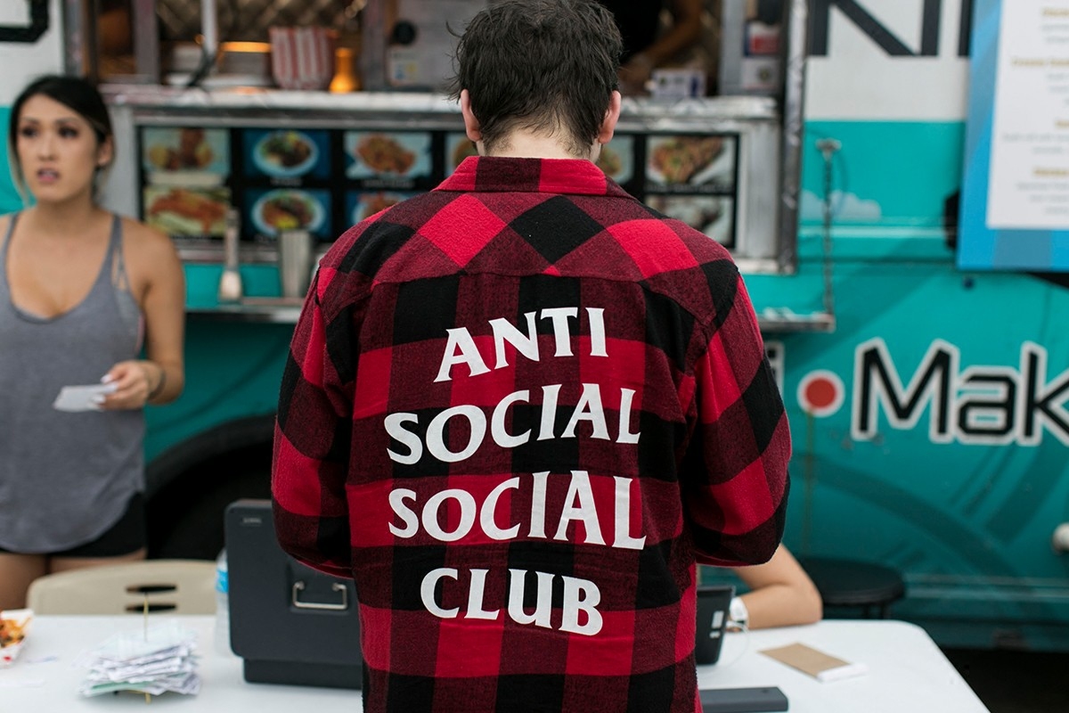 【清仓】Anti Social Social Club ASSC Shirt 格子纹衬衫衬衣 - 图1