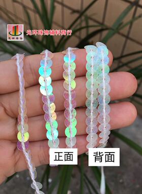 diy耐高温透明磨砂连线辅料亮片