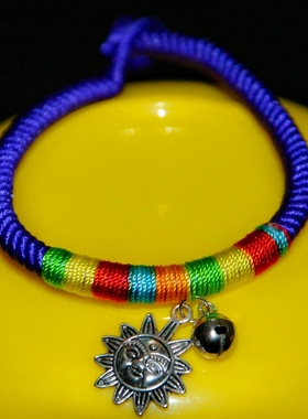diy云南民族风七彩小礼品手链