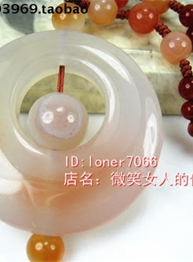 饰品乳白色玛瑙原石项链