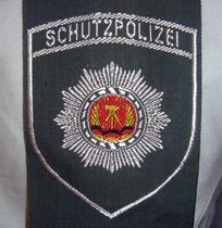 East German Democratic German German Peoples Polizei Popular Polizei Shirt Arm Badge