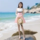 Mùa hè 2019 mới của phụ nữ khí chất phiên bản Hàn Quốc của eo thon thon một chiếc váy chữ eo cao váy váy - A-Line Váy