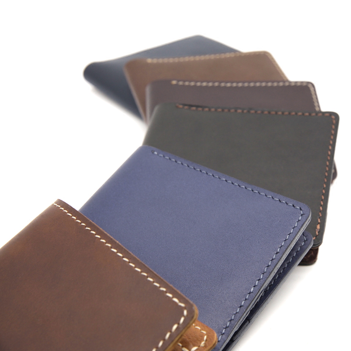 自制钱包diy手工爸爸礼物材料包头层牛皮钱夹银包七夕节送男友