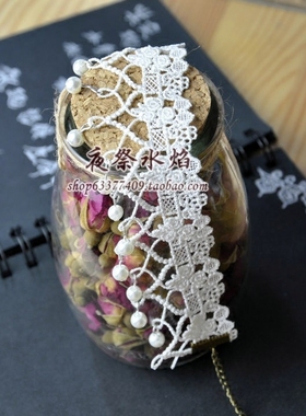 欧式古典淑女风婚礼白色蕾丝项链