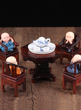 玄关书房电视柜茶艺送老小摆件