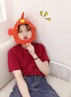 粉嫩少女心甜美软萌ins拍摄帽子