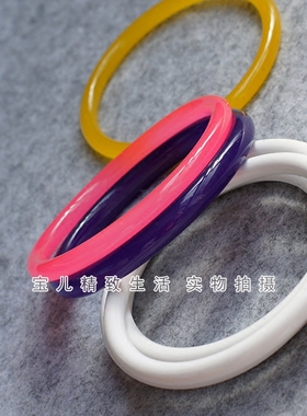 韩国发饰AZNAVOUR GRAIN de BEAUTE AZ正品糖果色手镯