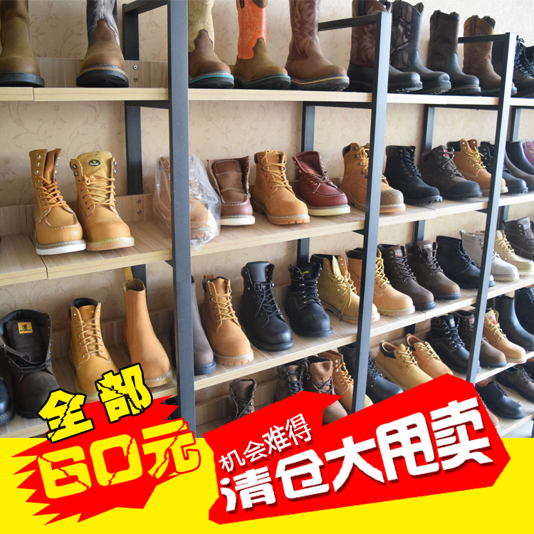 特價勞保鞋庫存安全鞋線縫鞋馬丁靴高筒靴工裝鞋真皮鞋大碼鞋。