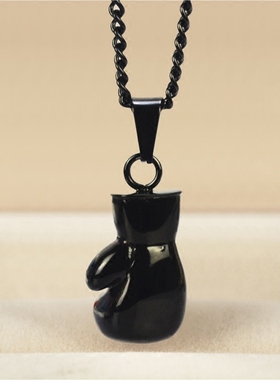 拳击手套项链陈冠希潮不掉色礼物