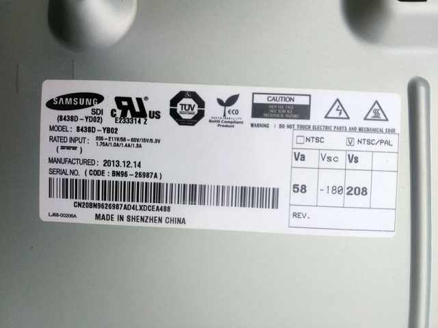 Samsung Ps43f4000aj Y Board 43fv Ybm 2layer Lj41 10321a Lj92 01947a