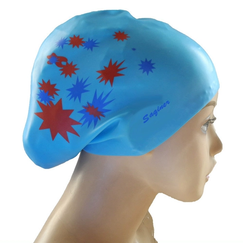 Силиконовая модная плавательная шапочка для плавания для взрослых, водонепроницаемый плавательный аксессуар