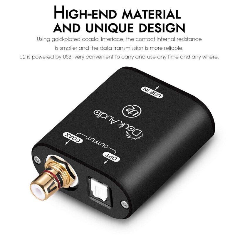 极速Douk Audio Mini XMOS USB to SPDIF Coaxial Optical Conver - 图1