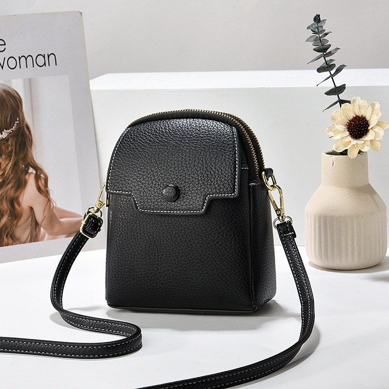 2025新款韩版手机斜挎包女大容量PU单肩包多口袋九色时尚,淘宝优惠券,粉丝福利购,淘宝优惠卷