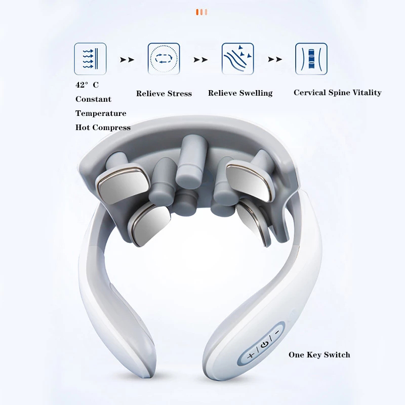 Smart NecweMassager Lok Freqyuency Pulse Cervical El ctric - 图3