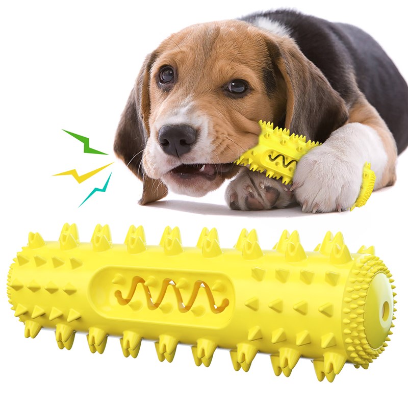 速发Rubber Dog Chew Toys Pets Toothbrushes Stick Pets Suppli - 图0