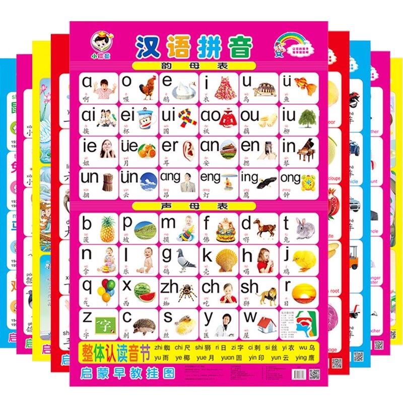 速发Phonetic alphabet wall stick baby literacy chart chart - 图3