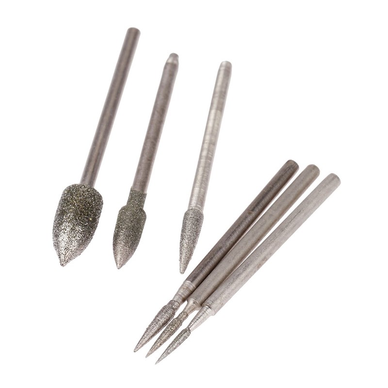 推荐Rotary Tools Diamond Grinding Head 2.35mm Shank 6 Pcs - 图0