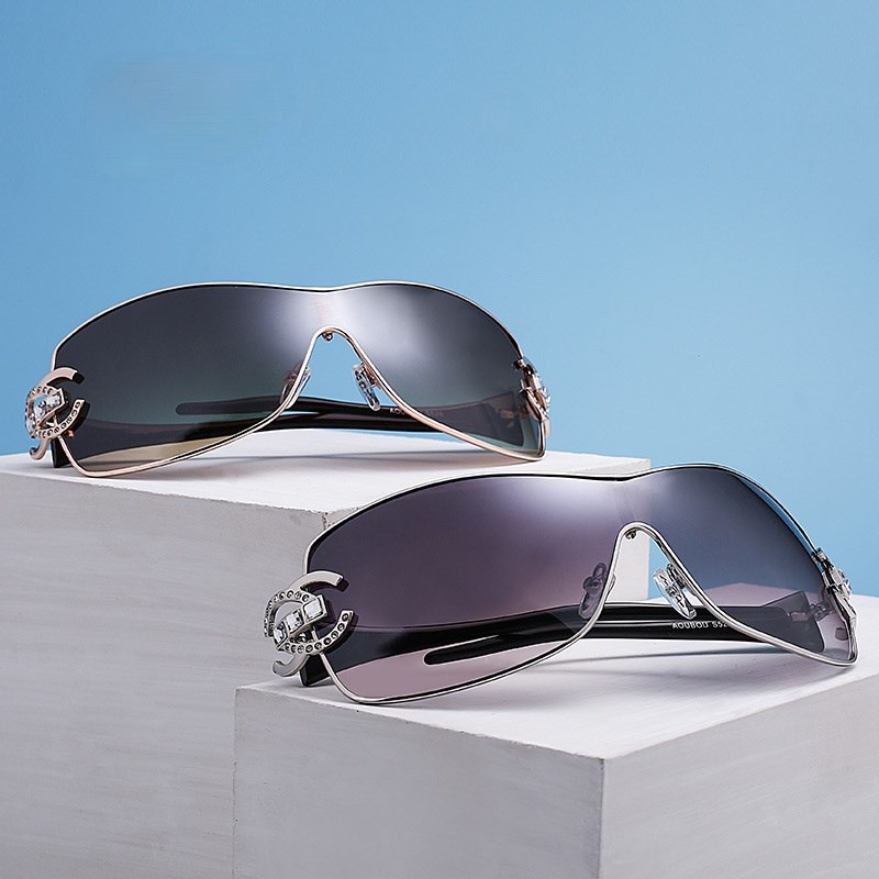 新品New Arrrival Diamond Sunglasses Fashion Sunglasses Women - 图2