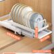 Shuaishi kitchen pull-out dishes rack cabinet pull-out basket bowl rack drawer type platter storage drain and place it all over